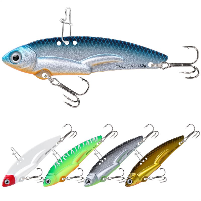 TRUSCEND Saltwater Jigs Fishing Lures with Flat BKK Hooks