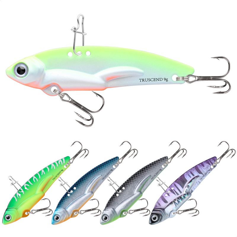 TRUSCEND Saltwater Jigs Fishing Lures with Flat BKK Hooks