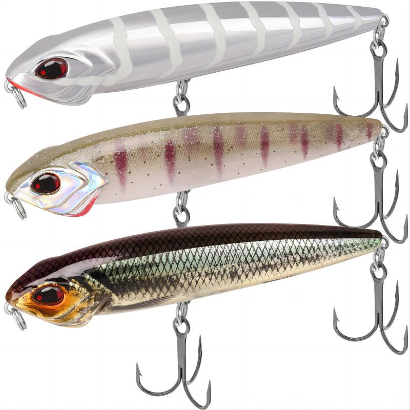 TRUSCEND Topwater Fishing Lures with BKK Hooks