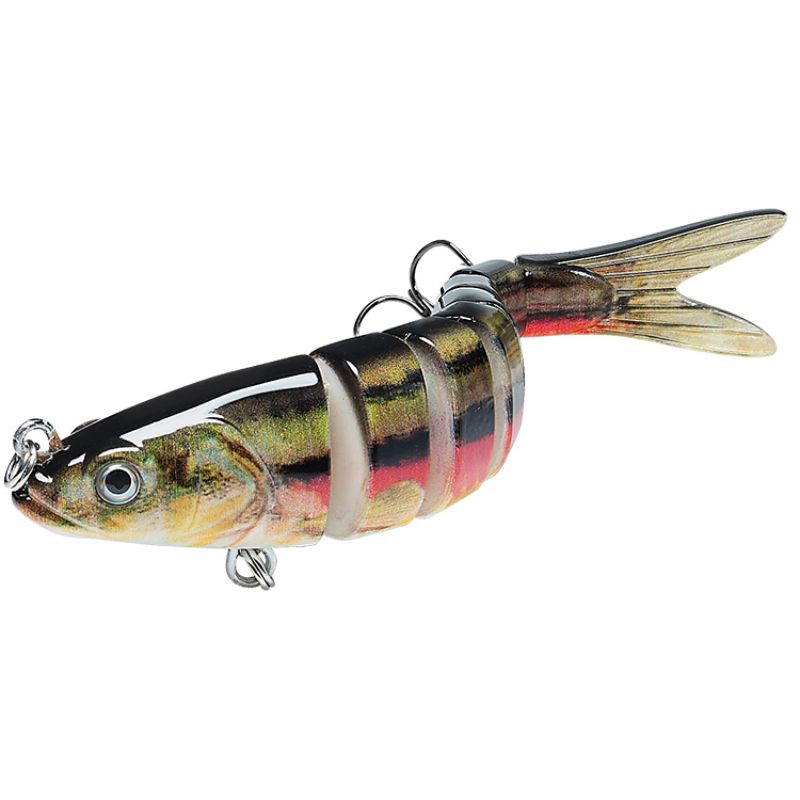 TRUSCEND Fishing Lures for Bass Trout Multi Jointed Swimbaits Lifelike Fishing Lures Kit