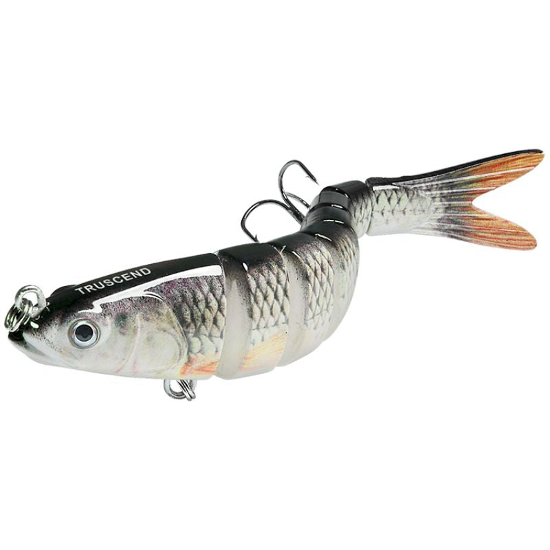 TRUSCEND Fishing Lures for Bass Trout Multi Jointed Swimbaits Lifelike Fishing Lures Kit