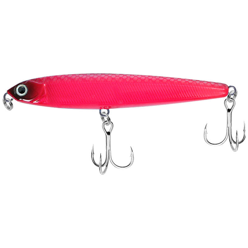 Long cast sinking water pencil ghost Luya bait three hook blood groove hook hard bait