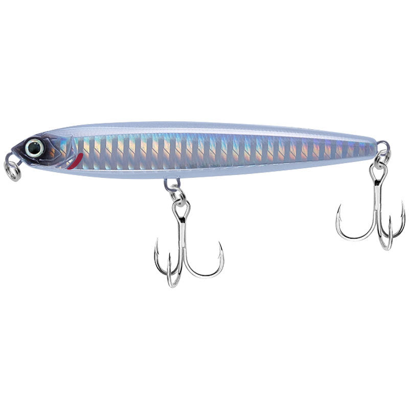 Long cast sinking water pencil ghost Luya bait three hook blood groove hook hard bait
