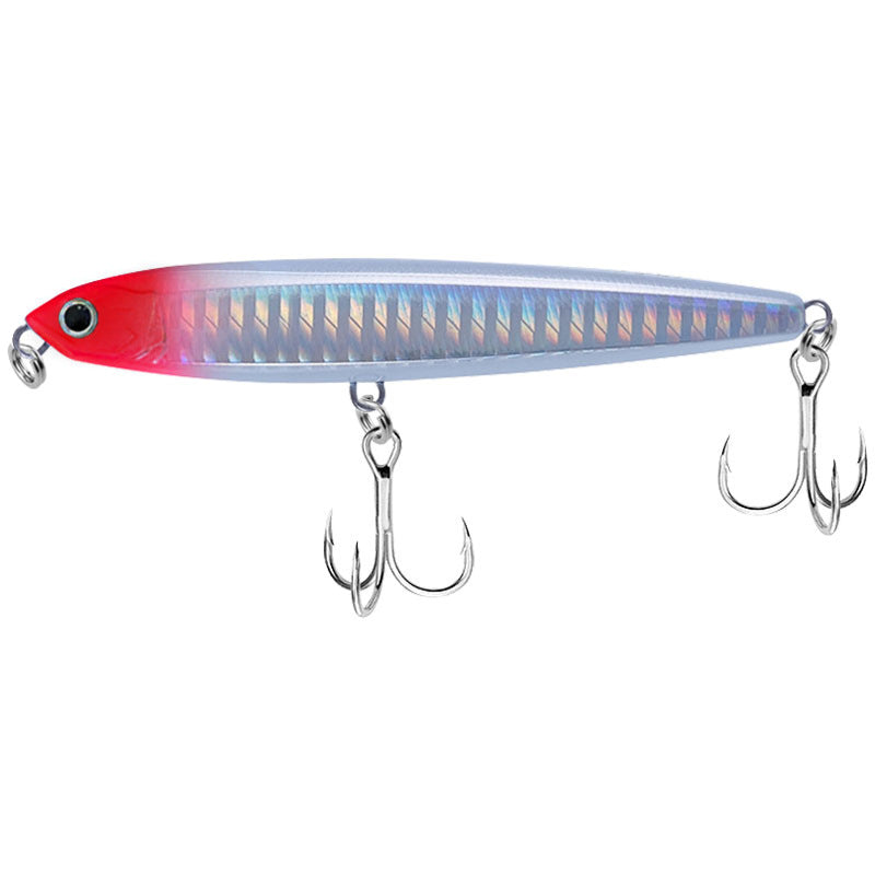 Long cast sinking water pencil ghost Luya bait three hook blood groove hook hard bait