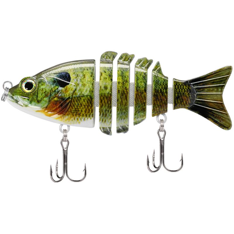 TRUSCEND Fishing Lures for Bass Trout Multi Jointed Swimbaits