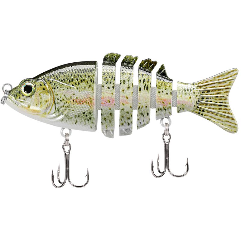 TRUSCEND Fishing Lures for Bass Trout Multi Jointed Swimbaits