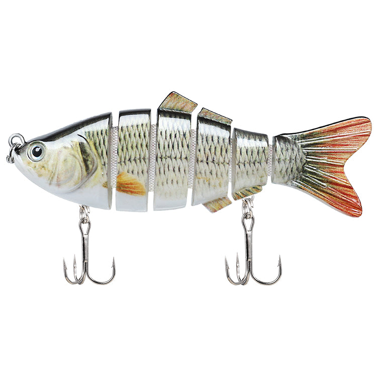 TRUSCEND Fishing Lures for Bass Trout, Multi Jointed Swimbaits