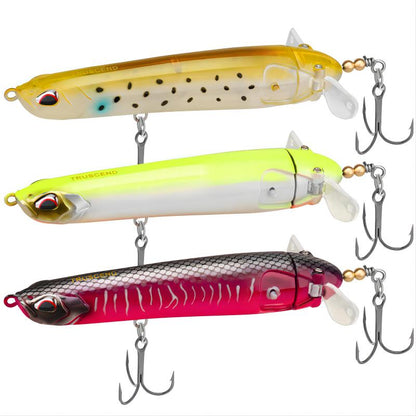 TRUSCEND Topwater Fishing Lures with BKK Hooks