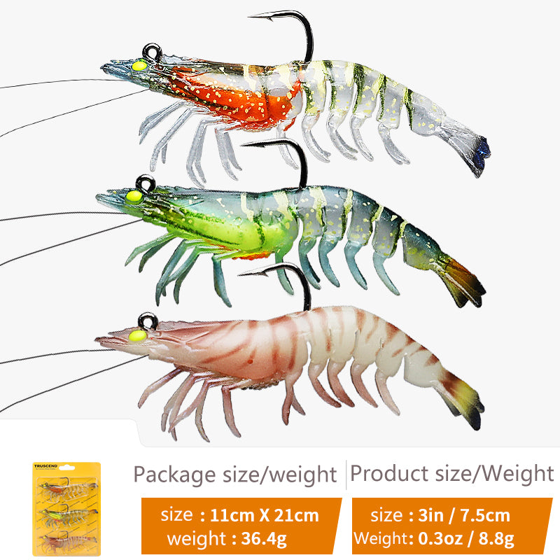 TRUSCEND Pre-Rigged Crayfish Soft Lures with VMC Nigeria