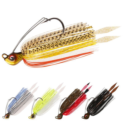 TRUSCEND Swim Jig Fishing Lures with Teflon Coated Super Point BKK Hook, Tour Grade Skipping or Swinging Jig Tied with Stainless Wire